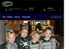 Tablet Screenshot of mxallstarcheer.com